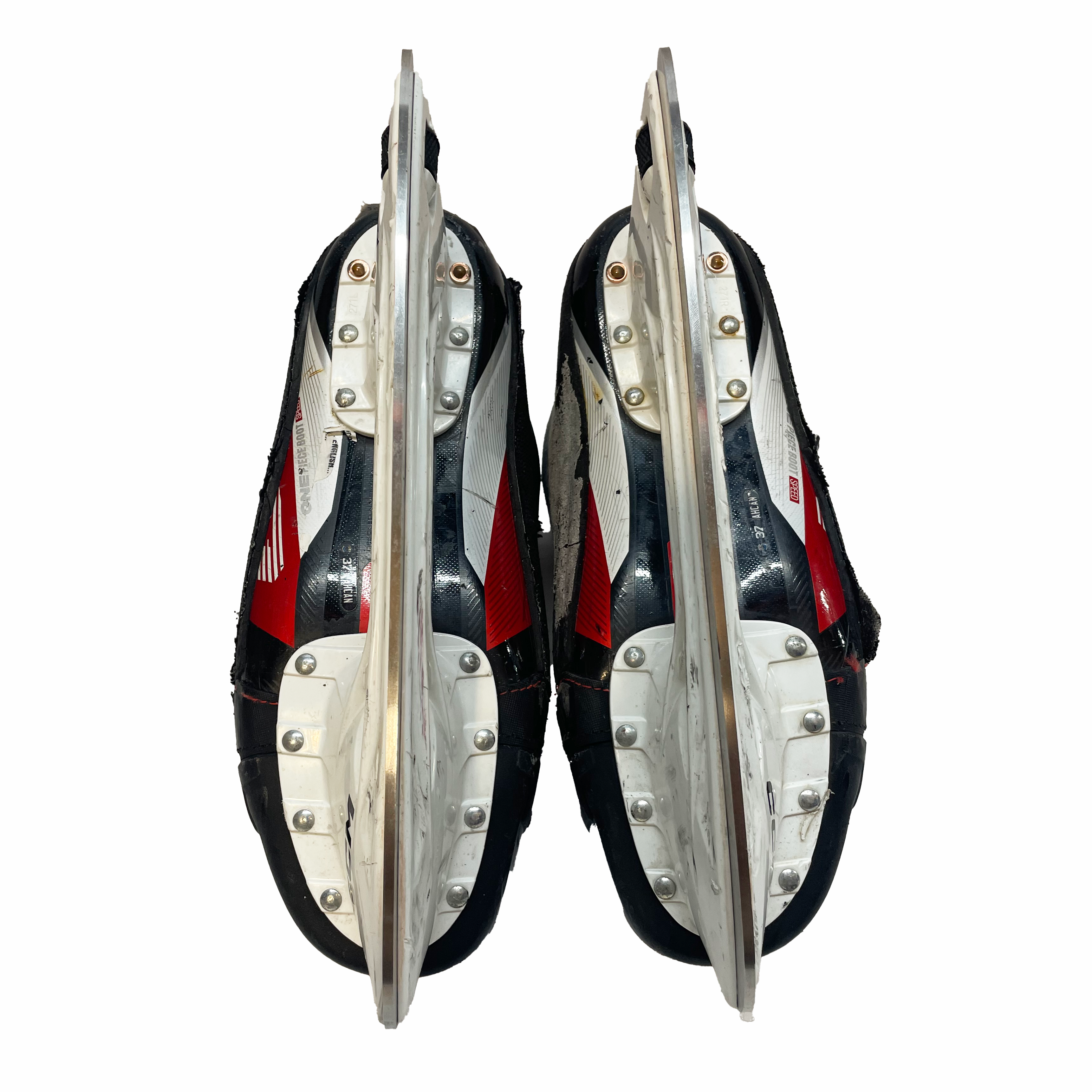 CCM Jetspeed FT4 Pro – Patins de hockey d'occasion Pro Stock avec bloqueurs de tir – Taille 8R